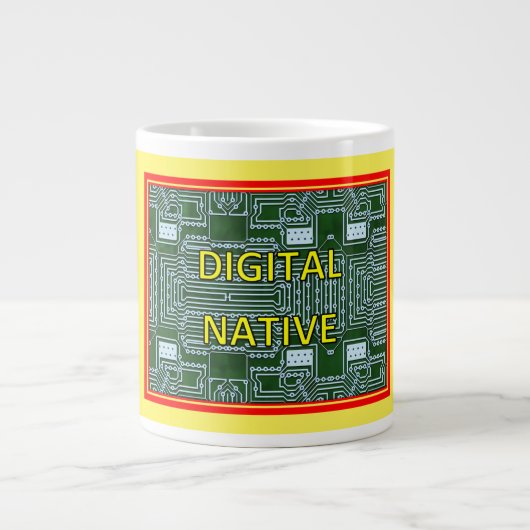 DIGITAL NATIVE Jumbo Mok (Voorkant)
