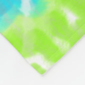 Digital Neon Tie Dye Fleece Deken (Hoek)