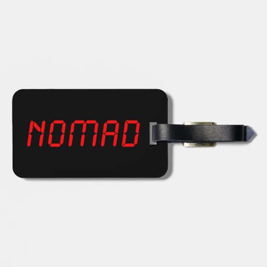 DIGITAL NOMAD BAGAGELABEL (Achterkant horizontaal)