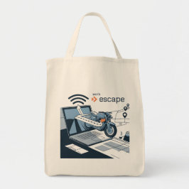Digital Nomad Escape Route canvas tas
