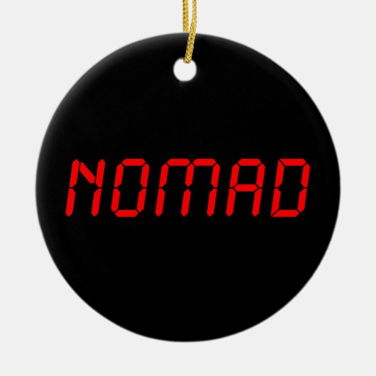 DIGITAL NOMAD KERAMISCH ORNAMENT (Voorkant)