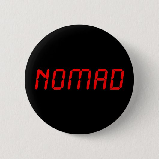 DIGITAL NOMAD RONDE BUTTON 5,7 CM (Voorkant)