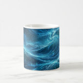 Digital Ocean — Data Stream Abstract Art Mok (Center)