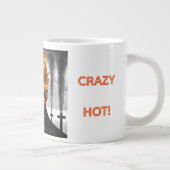 Digital painting about climate change. grote koffiekop (Rechts)