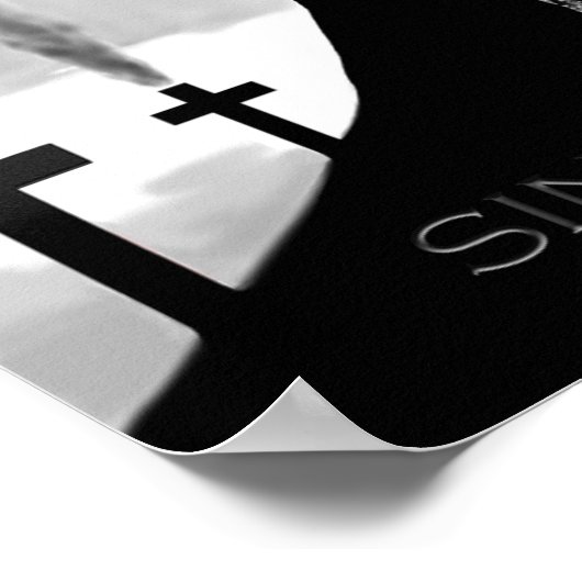 Digital painting about climate change. poster (Hoek)