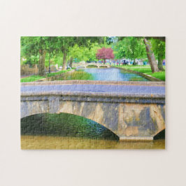Digital Painting Bourton on the Water UK Legpuzzel