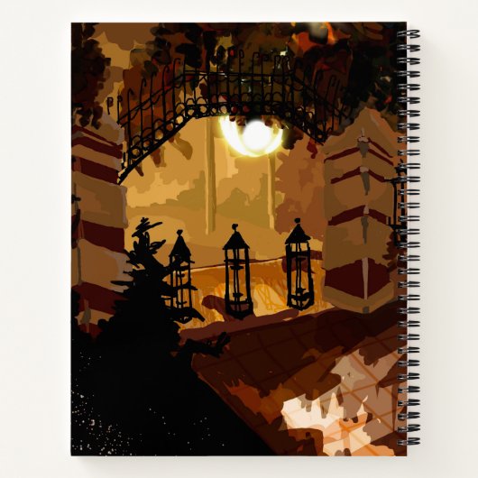 digital painting notebook notitieboek (Achterkant)