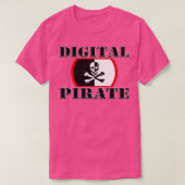 Digital Pirate Programmer Codering Digital Markete T-shirt (Design voorkant)