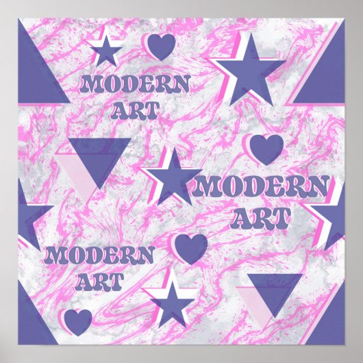 DIGITAL poster “MODERN ART” (Voorkant)