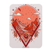 Digital Realms: Abstracte virtuele werkelijkheden Magneet (Verticaal)