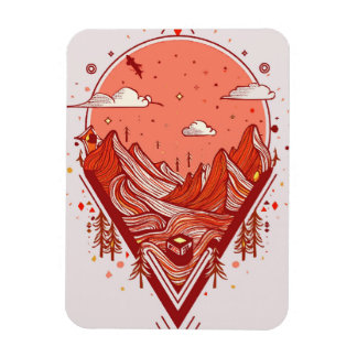 Digital Realms: Abstracte virtuele werkelijkheden Magneet