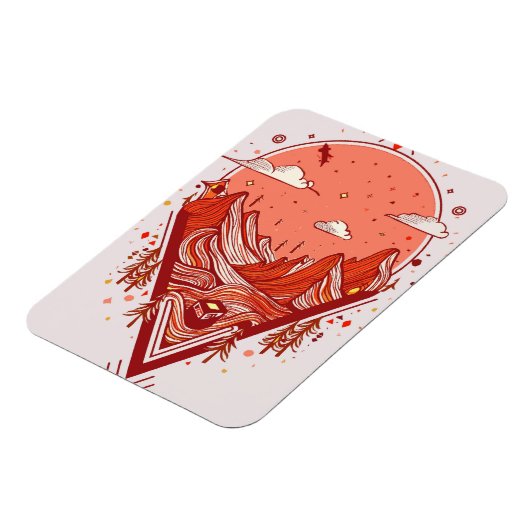 Digital Realms: Abstracte virtuele werkelijkheden Magneet (Linkerzijde)