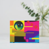 Digital Salt Ken Gage Surrealisme Briefkaart (Staand voorkant)