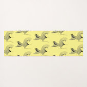 Digital Samurai Abstract Figure - Custom Color Yogamat (Achterkant (horizontaal))