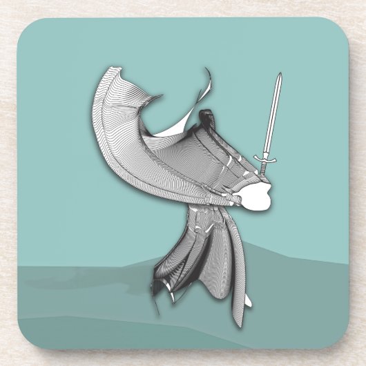 Digital Samurai Bier Onderzetter (Voorkant)