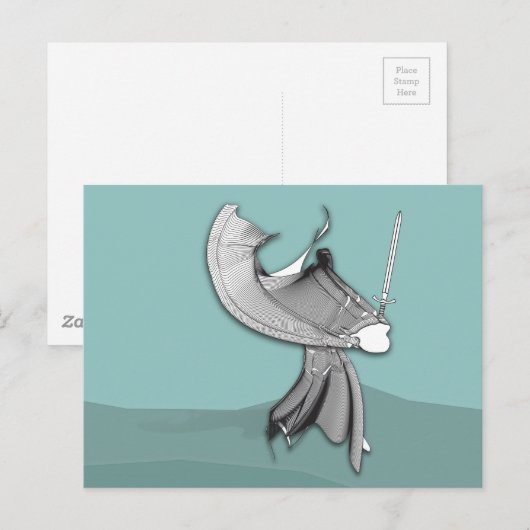 Digital Samurai Briefkaart (Voorkant / Achterkant)