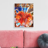 Digital Samurai Canvas Afdruk (Insitu (Woonkamer))