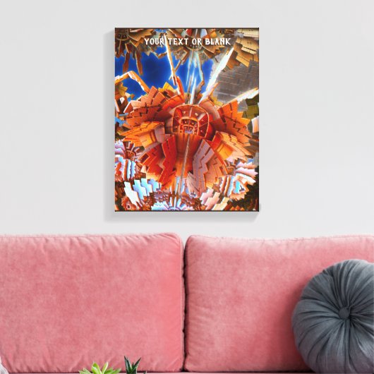 Digital Samurai Canvas Afdruk (Insitu (Woonkamer))