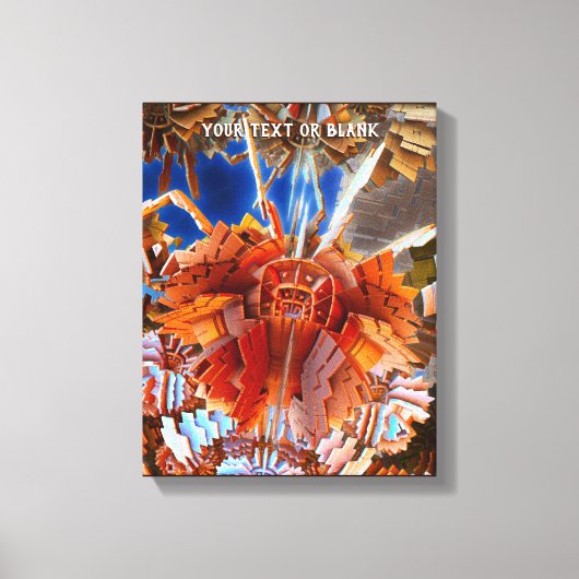 Digital Samurai Canvas Afdruk (Voorkant)