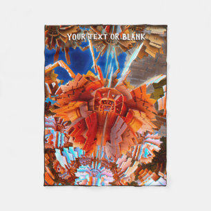 Digital Samurai Fleece Deken