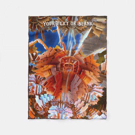 Digital Samurai Fleece Deken (Voorkant)