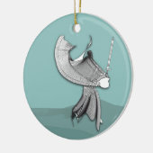Digital Samurai Keramisch Ornament (Links)