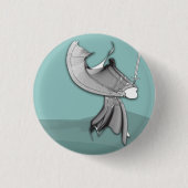 Digital Samurai Ronde Button 3,2 Cm (Voorkant)