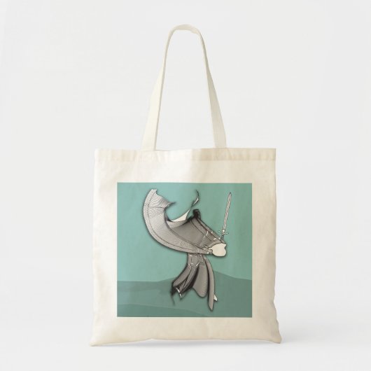 Digital Samurai Tote Bag (Voorkant)
