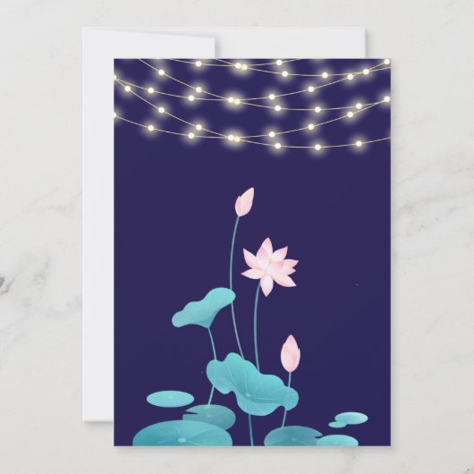 Digital Sangeet Night Invitations  Kaart (Achterkant)