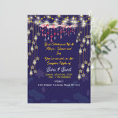 Digital Sangeet Night Invitations  Kaart (Staand voorkant)