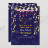 Digital Sangeet Night Invitations  Kaart (Voorkant / Achterkant)