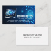 Digital Security | Cyber Tech | AI Visitekaartje (Voorkant / Achterkant)