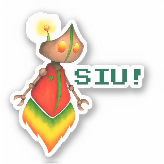Digital Siu! Sticker (Voorkant)