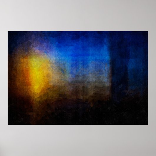 Digital structure of painting. Abstract art vintag Poster (Voorkant)