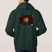 Digital Sunflower Hoodie! Hoodie (Achterkant)