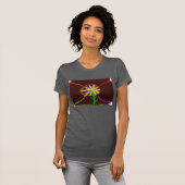 Digital Sunflower Women's T-Shirt (Voorkant volledig)