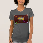 Digital Sunflower Women's T-Shirt (Voorkant)