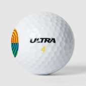 Digital Sunrise door Kenneth Yoncich Golfballen (Logo)