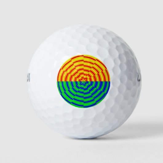Digital Sunrise door Kenneth Yoncich Golfballen (Voorkant)