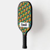 Digital Sunrise door Kenneth Yoncich Pickleball Paddle (Links)