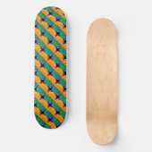 Digital Sunrise door Kenneth Yoncich Skateboard (Voorkant)