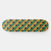 Digital Sunrise door Kenneth Yoncich Skateboard (Horizontaal)