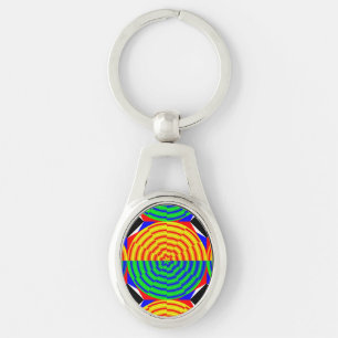 Digital Sunrise door Kenneth Yoncich Sleutelhanger