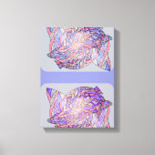 Digital Tentacles Abstract Modern Art Print (Voorkant)