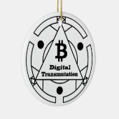 Digital Transmutation Alchemy Keramisch Ornament (Rechts)