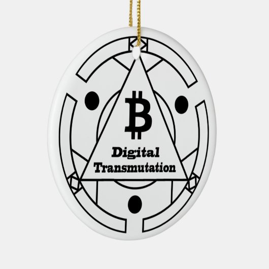 Digital Transmutation Alchemy Keramisch Ornament (Rechts)