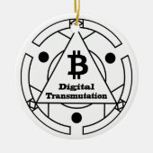Digital Transmutation Alchemy Keramisch Ornament (Voorkant)