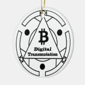 Digital Transmutation Alchemy Keramisch Ornament (Links)