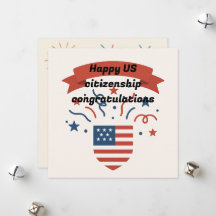 Digital U.S. Citizenship Felicitaties Kaart