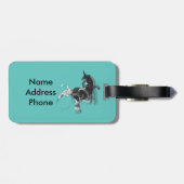 Digital Unicorn Bagagelabel (Achterkant horizontaal)